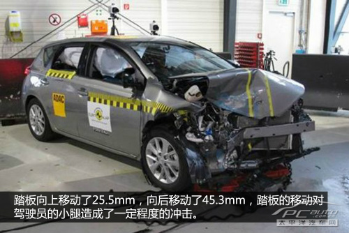 2013款Auris E-NCAP碰撞测试结果出炉 2013款Auris E-NCAP碰撞测试结果出炉